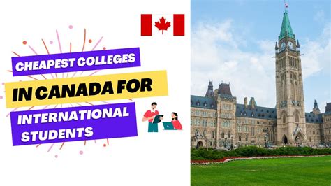 What is the cheapest college in Canada for international students
